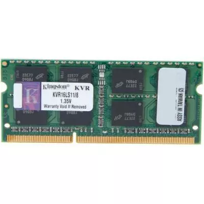 Модуль памяти для ноутбука SoDIMM DDR3L 8GB 1600 MHz Kingston (KVR16LS11/8BK)
