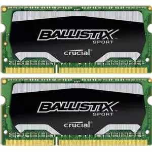 Модуль памяти для ноутбука SoDIMM DDR3L 8GB (2x4GB) 1866 MHz BallistiX Sport Micron (BLS4G3N18AES4 / BLS2K4G3N18AES4)