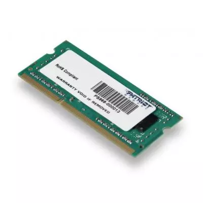 Модуль памяти для ноутбука SoDIMM DDR3 4GB 1333 MHz Patriot (PSD34G133381S) - 1