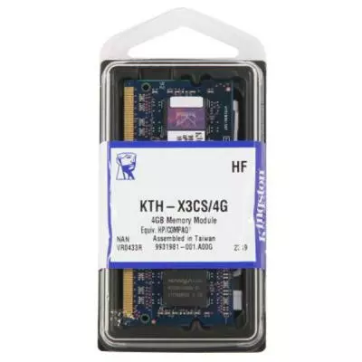 Модуль памяти для ноутбука SoDIMM DDR3 4GB 1600 MHz Kingston (KTH-X3CS/4G) - 2 Модуль памяти для ноутбука SoDIMM DDR3 4GB 1600 MHz Kingston (KTH-X3CS/4G) - 2