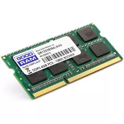 Модуль памяти для ноутбука SoDIMM DDR3 4GB 1333 MHz Goodram (GR1333S364L9/4G)