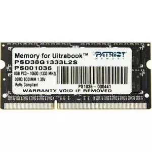 Модуль памяти для ноутбука SoDIMM DDR3L 8GB 1333 MHz Patriot (PSD38G1333L2S)