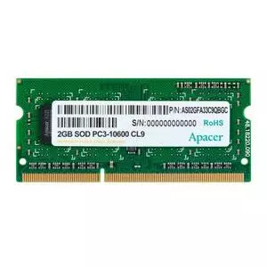 Модуль памяти для ноутбука SoDIMM DDR3 2GB 1333 MHz Apacer (DS.02G2J.H9M)