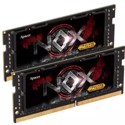 Модуль памяти для ноутбука DDR4 16GB (2x8GB) 2400 MHz NOX Series Apacer (ES.16GAT.GEEK2) - 1 Модуль памяти для ноутбука DDR4 16GB (2x8GB) 2400 MHz NOX Series Apacer (ES.16GAT.GEEK2) - 1