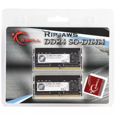 Модуль памяти для ноутбука SoDIMM DDR4 16GB (2x8GB) 3000 MHz Ripjaws V ADATA (F4-3000C16D-16GRS) - 2 Модуль памяти для ноутбука SoDIMM DDR4 16GB (2x8GB) 3000 MHz Ripjaws V ADATA (F4-3000C16D-16GRS) - 2