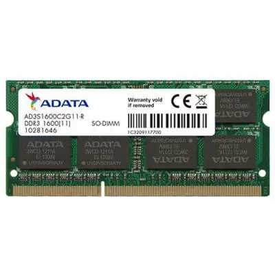 Модуль памяти для ноутбука SoDIMM DDR3 2GB 1600 MHz ADATA (AD3S160022G11-S)