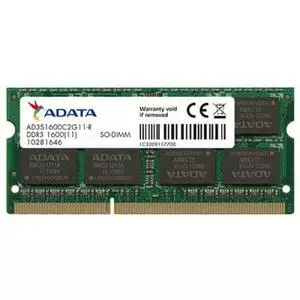 Модуль памяти для ноутбука SoDIMM DDR3 2GB 1600 MHz ADATA (AD3S160022G11-S)