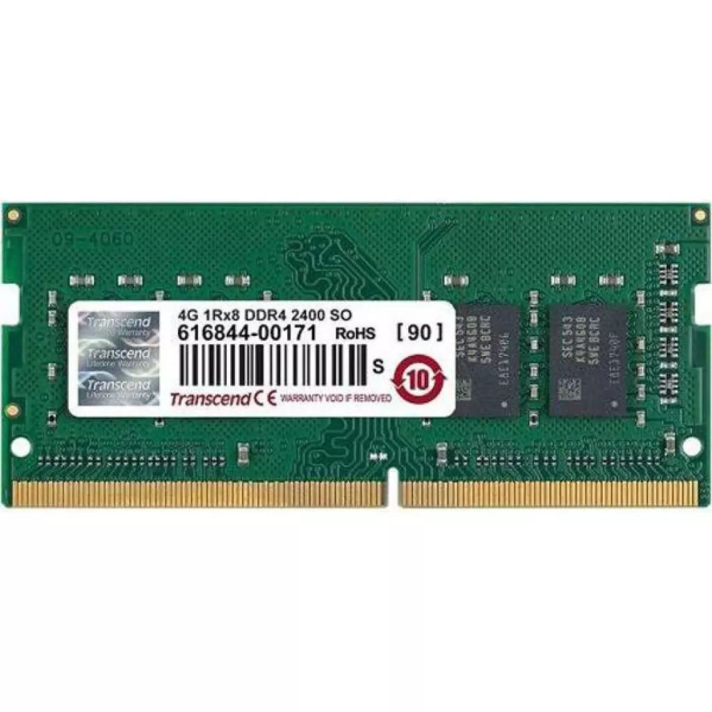 Модуль памяти для ноутбука SoDIMM DDR4 4GB 2400 MHz Transcend (JM2400HSH-4G)