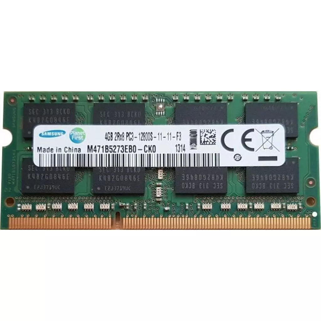 Модуль памяти для ноутбука SoDIMM DDR3 4GB 1600 MHz Samsung (M471B5273EBO-CKO)