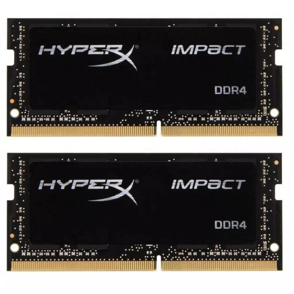 Модуль памяти для ноутбука SoDIMM DDR4 64GB (2x32GB) 2666 MHz HyperX Impact Kingston Fury (ex.HyperX) (HX426S16IBK2/64)