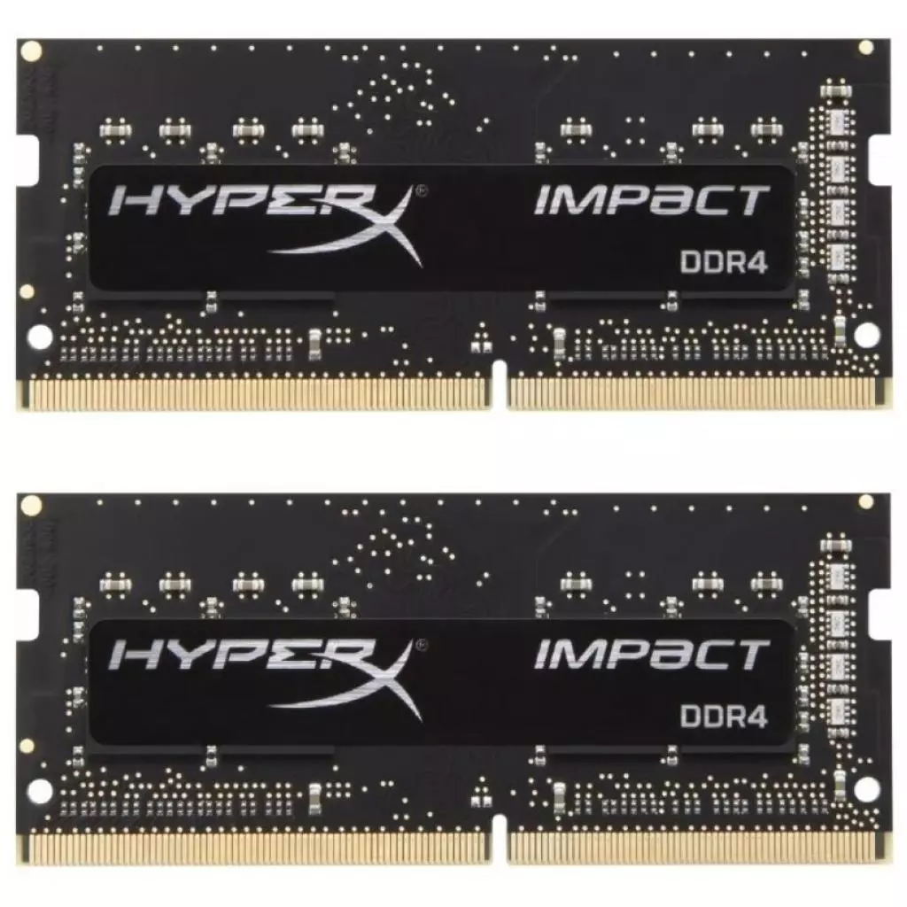 Модуль памяти для ноутбука SoDIMM DDR4 16GB (2x8GB) 3200 MHz HyperX Impact Kingston Fury (ex.HyperX) (HX432S20IB2K2/16)