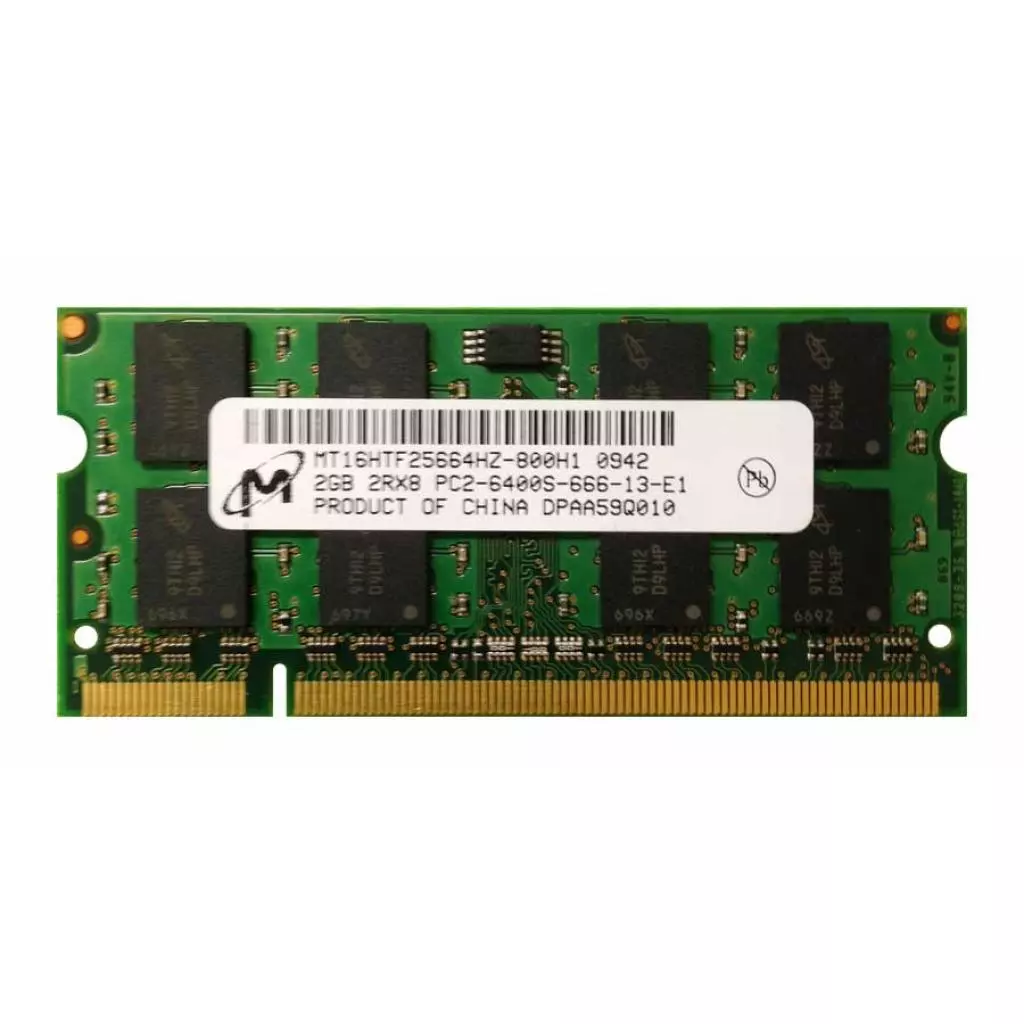 Модуль памяти для ноутбука SoDIMM DDR2 2GB 800 MHz Micron (MT16HTF25664HZ-800H1_)