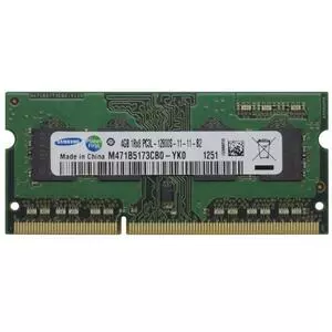 Модуль памяти для ноутбука SoDIMM DDR3 4GB 1600 MHz Samsung (M471B5173CB0-YK0 Ref)