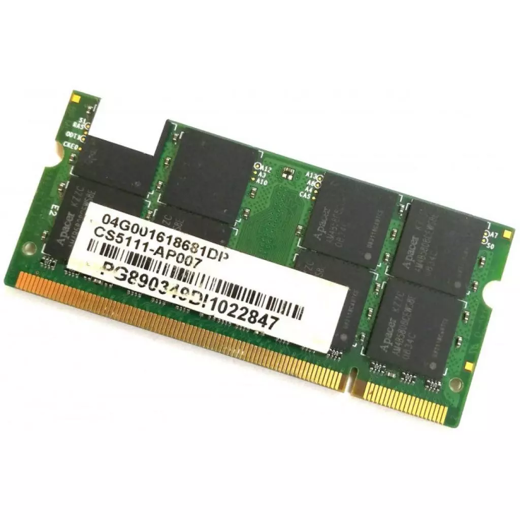 Модуль памяти для ноутбука SoDIMM DDR2 2GB 800 MHz Apacer (76.A305G.B32) - 3 Модуль памяти для ноутбука SoDIMM DDR2 2GB 800 MHz Apacer (76.A305G.B32) - 3