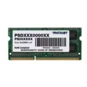 Модуль памяти для ноутбука SoDIMM DDR3L 4GB 1333 MHz Patriot (PSD34G1333L2S)