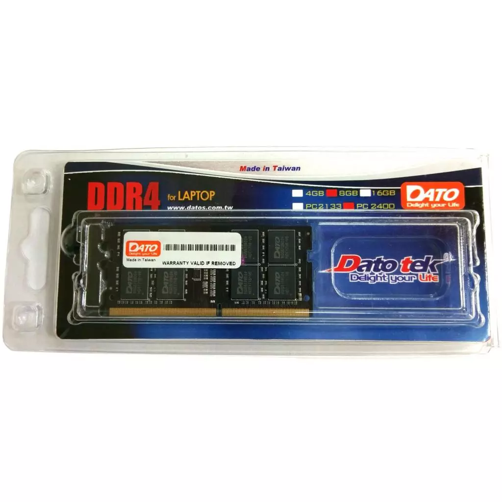 Модуль памяти для ноутбука SoDIMM DDR4 8GB 2666 MHz Dato (8GG5128D26SODIMM)