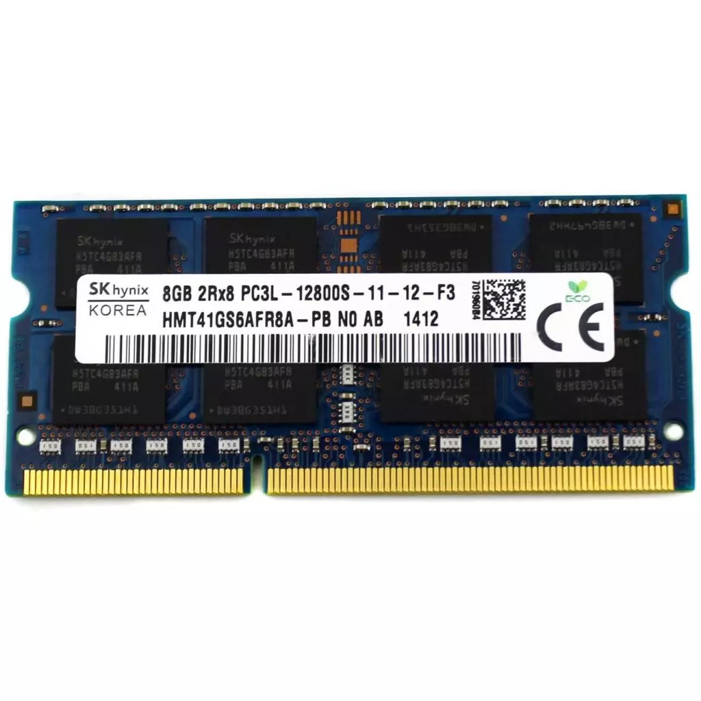 Модуль памяти для ноутбука SoDIMM DDR3 8GB 1600 MHz Hynix (HMT41GS6AFR8C-PB)