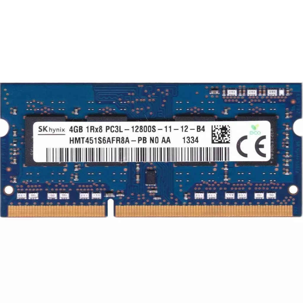 Модуль памяти для ноутбука SoDIMM DDR3L 4GB 1600 MHz Hynix (HMT451B6AFR8A-PB Ref)