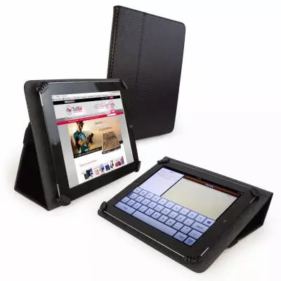 Чехол для планшета Tuff-Luv 10 Uni-View Black Carbon (A3_45)