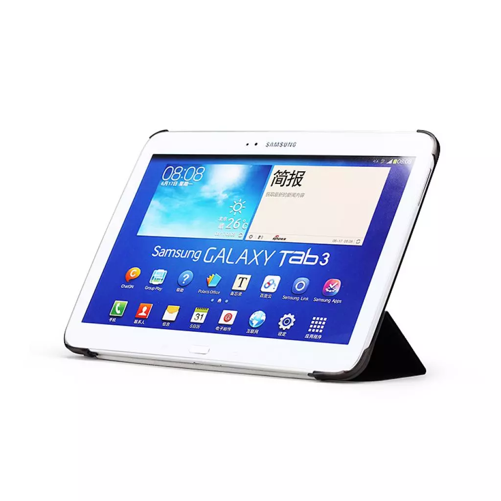 Чехол для планшета Rock Samsung Galaxy Tab3 10,1" new elegant series black (P5200-40537) - 2