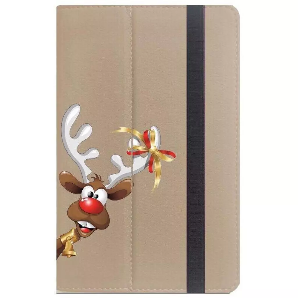 Чехол для планшета Drobak 7" олень с колокольчиком (Beige) (446801)