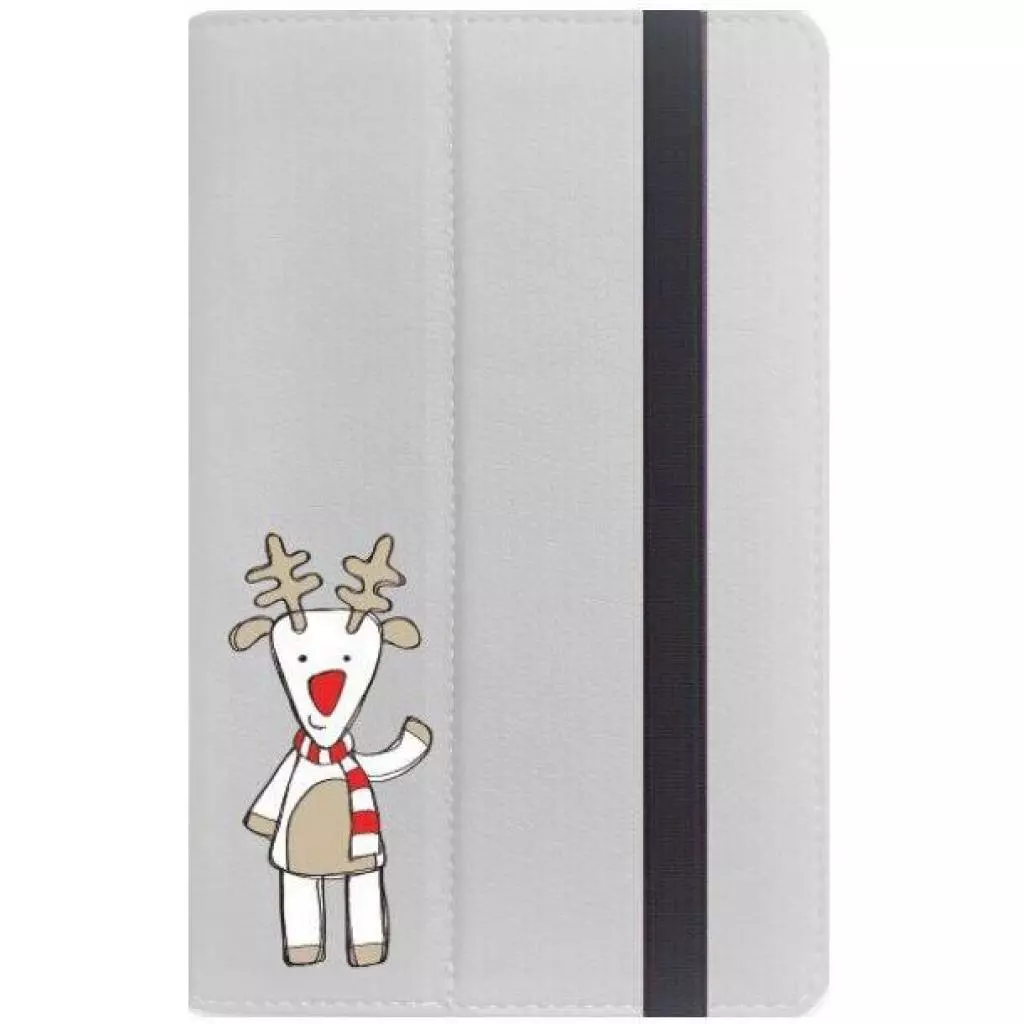 Чехол для планшета Drobak 7" олень с шарфиком (White) (446803)