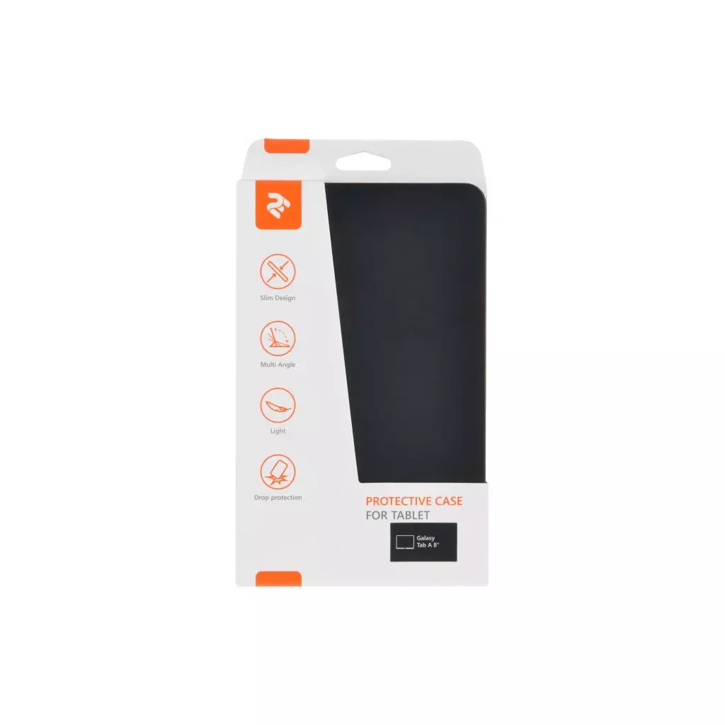 Чехол для планшета 2E Samsung Galaxy Tab A 8" (T380/T385), Folio, Black (2E-GT-A8-MCFLBB) - 4
