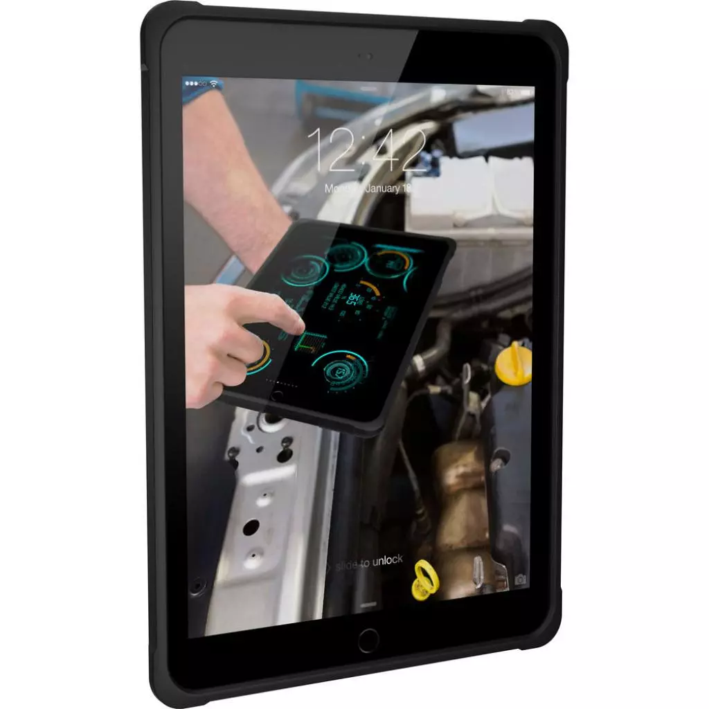 Чехол для планшета Uag для iPad 9,7 Handstrap, Black (B-IPD17-HS-BK) - 3 Чехол для планшета Uag для iPad 9,7 Handstrap, Black (B-IPD17-HS-BK) - 3