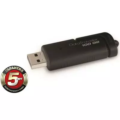 USB флеш накопитель Kingston 32Gb DataTraveler 100 Generation 2 (DT100G2/32GBZ) - 1