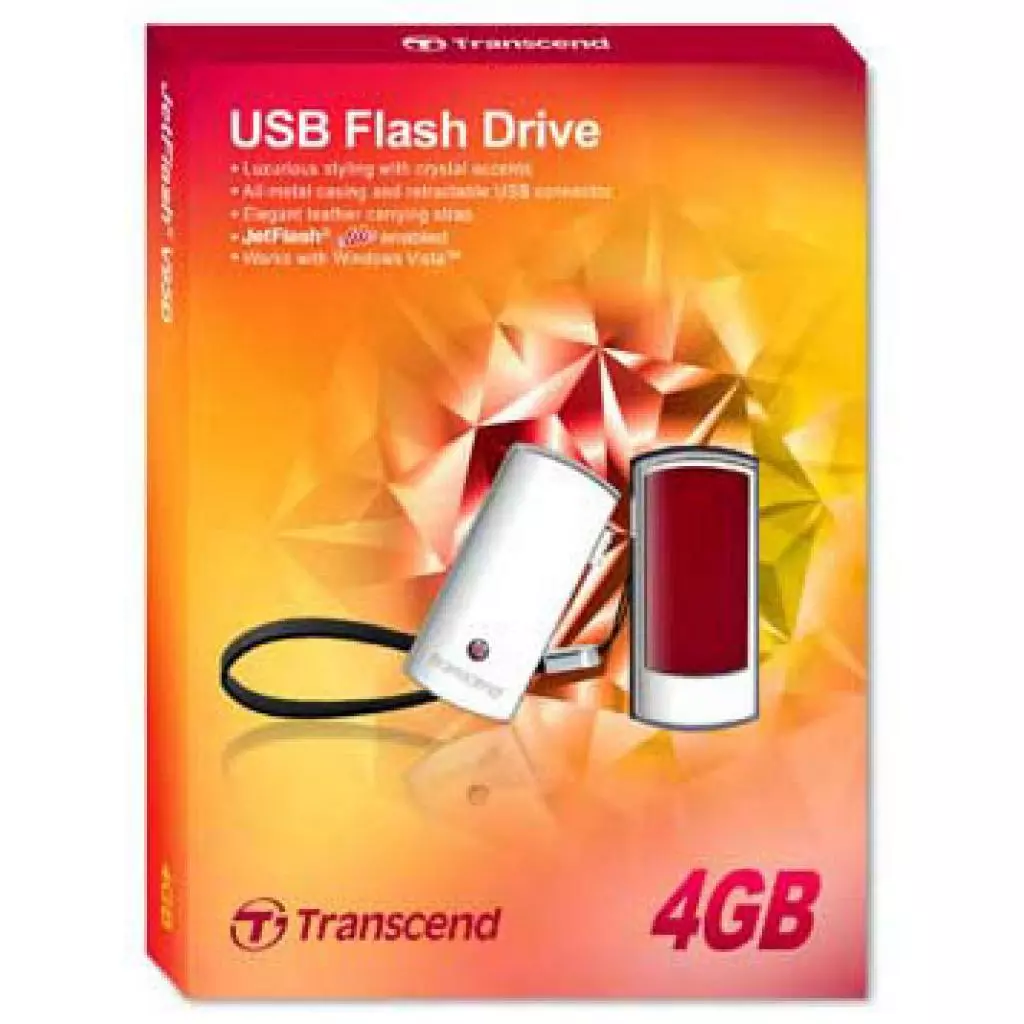 USB флеш накопитель Transcend 4Gb JetFlash V95D (TS4GJFV95D) - 1