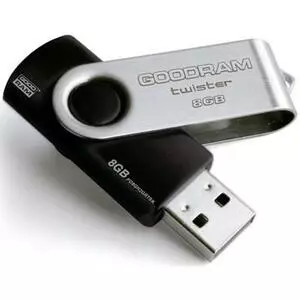 USB флеш накопитель Goodram 8Gb Twister (PD8GH2GRTSKR9)