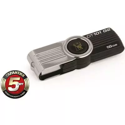 USB флеш накопитель Kingston 16Gb DataTraveler 101 G2 (DT101G2/16GB)