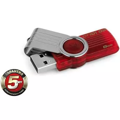USB флеш накопитель Kingston 8Gb DataTraveler 101 G2 (DT101G2/8GB) - 1 USB флеш накопитель Kingston 8Gb DataTraveler 101 G2 (DT101G2/8GB) - 1