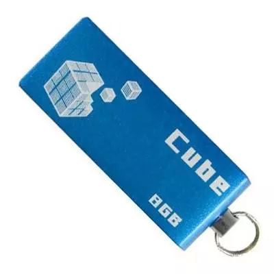 USB флеш накопитель Goodram 8Gb Cube blue (PD8GH2GRCUBR9)