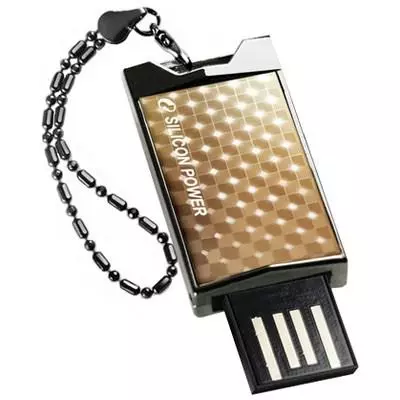 USB флеш накопитель Silicon Power 4Gb 851 gold (SP004GBUF2851V1G)
