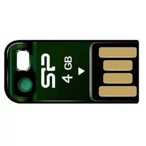 USB флеш накопитель Silicon Power 4Gb Touch T02 Green (SP004GBUF2T02V1N)