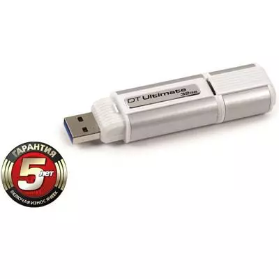 USB флеш накопитель Kingston 32Gb DataTraveler Ultimate (DTU30G2/32GB) - 1 USB флеш накопитель Kingston 32Gb DataTraveler Ultimate (DTU30G2/32GB) - 1