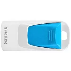 USB флеш накопитель SanDisk 16Gb Cruzer Edge White-Blue (SDCZ51W-016G-B35B)