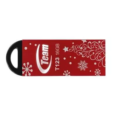 USB флеш накопитель Team 16Gb T123 Red Xmas (TT12316GR10)