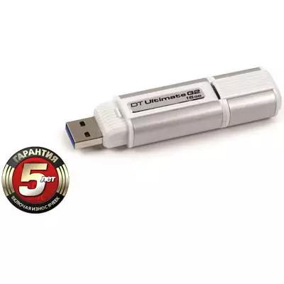USB флеш накопитель Kingston 16Gb DataTraveler Ultimate 3.0 G2 (DTU30G2/16GB) - 1
