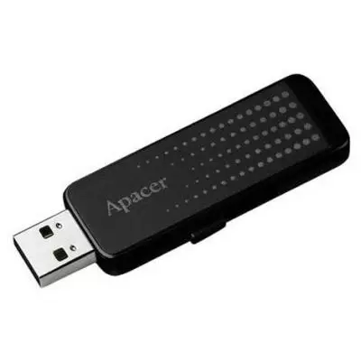 USB флеш накопитель Apacer 16GB AH323 black USB 2.0 (AP16GAH323B-1)