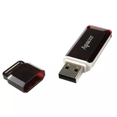 USB флеш накопитель Handy Steno AH321 black-red Apacer (AP4GAH321R-1) - 4 USB флеш накопитель Handy Steno AH321 black-red Apacer (AP4GAH321R-1) - 4
