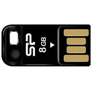 USB флеш накопитель Silicon Power 8Gb Touch T02 black (SP008GBUF2T02V1K)