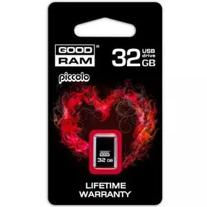 USB флеш накопитель Goodram 32Gb Piccolo Valentine black (PD32GH2GRPIKR10+V)