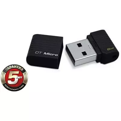 USB флеш накопитель Kingston 8Gb DataTraveler DTMC Black (DTMCK/8GB)
