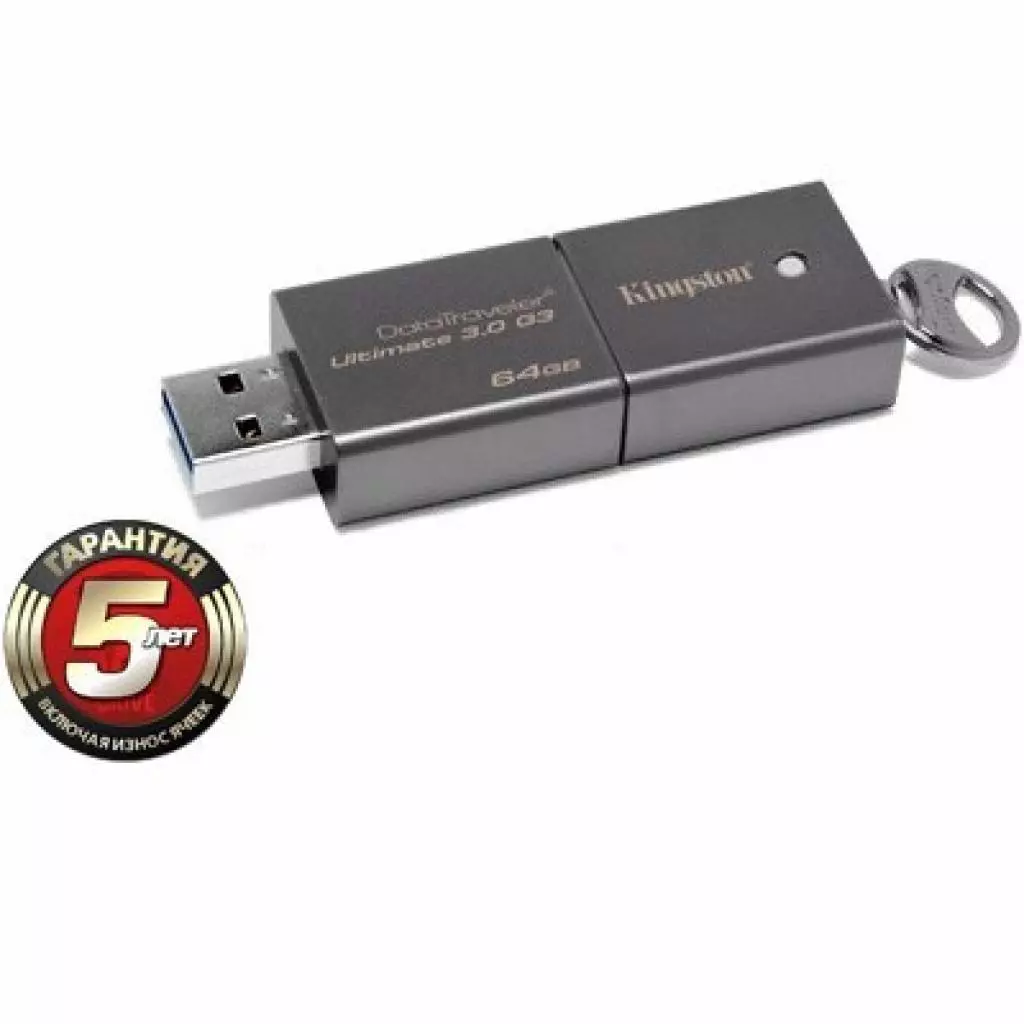 USB флеш накопитель Kingston 64Gb DataTraveler 	Ultimate G3 USB3.0 (DTU30G3/64GB) - 1 USB флеш накопитель Kingston 64Gb DataTraveler 	Ultimate G3 USB3.0 (DTU30G3/64GB) - 1