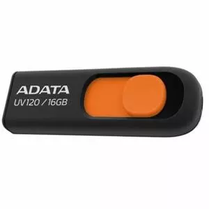 USB флеш накопитель ADATA 16Gb UV120 black-orange (AUV120-16G-RBO)