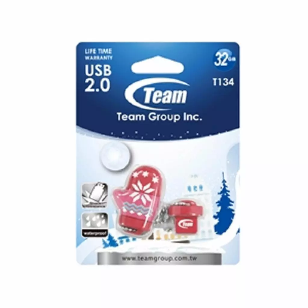 USB флеш накопитель Team 32Gb T134 pink (TT13432GK01) - 1 USB флеш накопитель Team 32Gb T134 pink (TT13432GK01) - 1