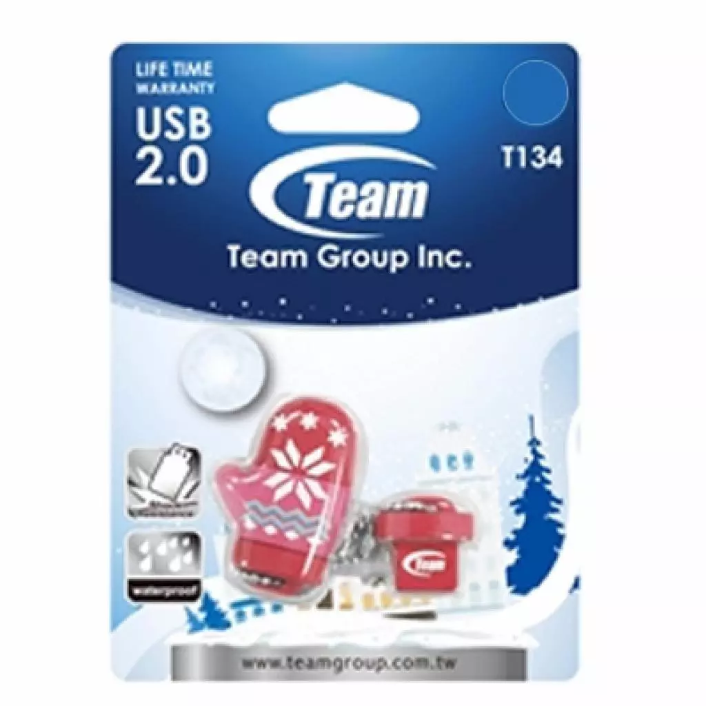 USB флеш накопитель Team 8Gb T134 pink (TT1348GK01) - 1 USB флеш накопитель Team 8Gb T134 pink (TT1348GK01) - 1