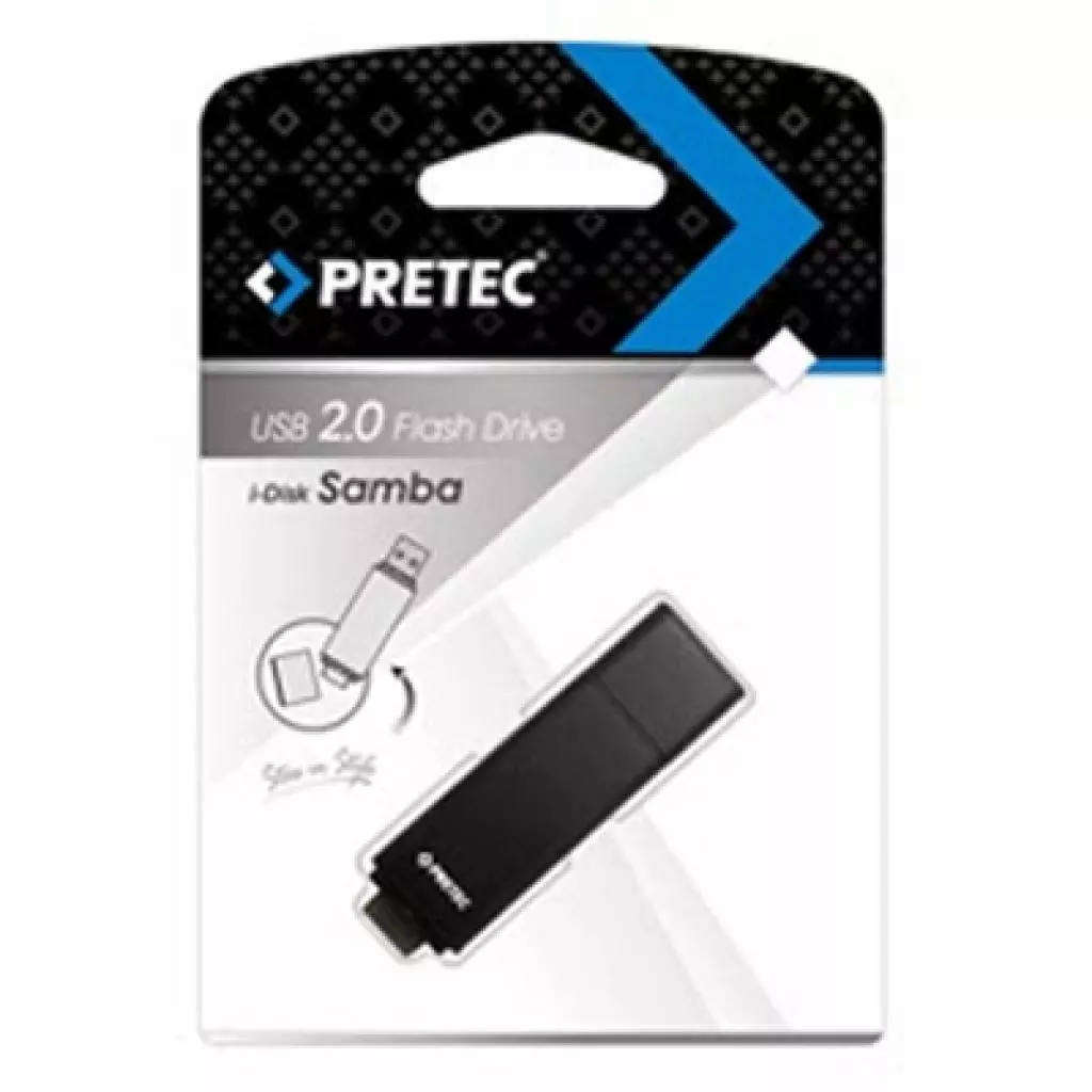 USB флеш накопитель Pretec 8Gb i-Disk Samba black (SAM08G-B) - 2 USB флеш накопитель Pretec 8Gb i-Disk Samba black (SAM08G-B) - 2